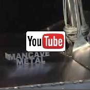 Mancave Metal High Fidelity Loudspeaker Video, back